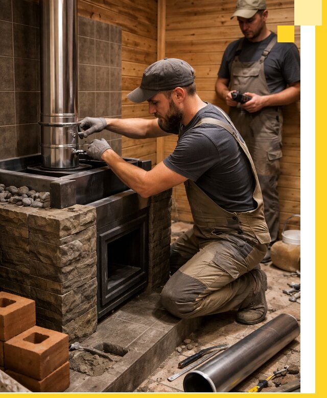 Изготовление и установка банных печей под ключ в Каспийске