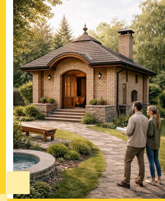 Проект кирпичной бани в Каспийске от 30543 р. | ЭриданКсп