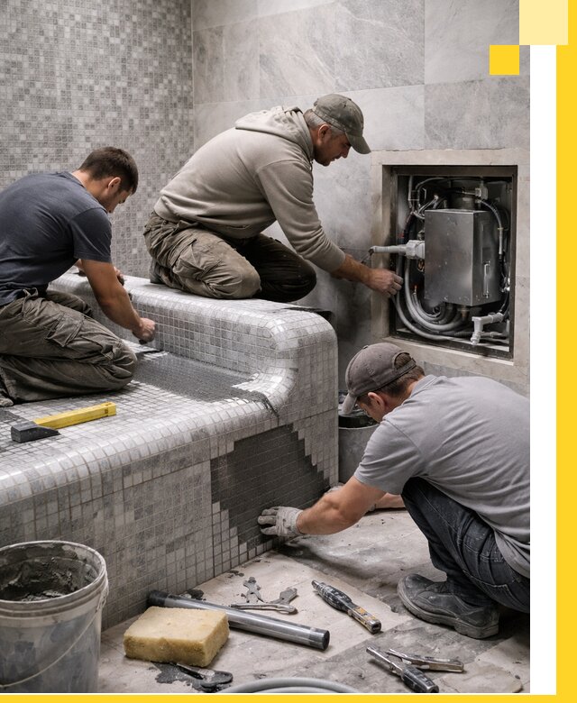 Проекты хамамов под ключ в Каспийске и дизайн и строительство