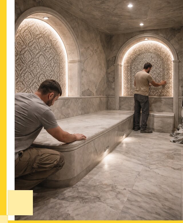 Турецкие бани под ключ в Каспийске от 254525 р. | ЭриданКсп