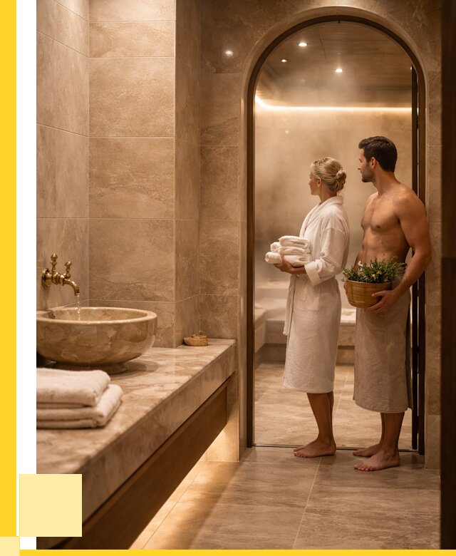 Проект и монтаж сауны и хамама в Каспийске от 356335 р., ЭриданКсп