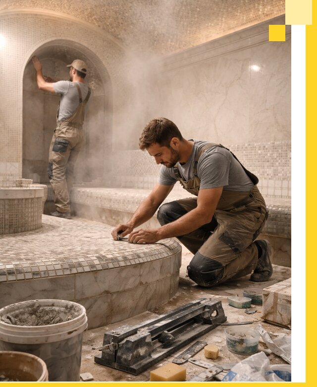 Профессиональный дизайн хамама и SPA под ключ в Каспийске