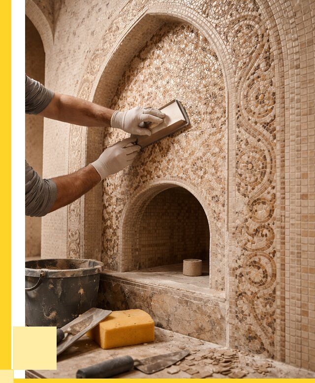 Мозаика для хамама в Каспийске под ключ от 5091 р. | ЭриданКсп