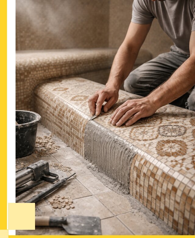 Плитка для хамама под ключ в Каспийске от 3563 р. | ЭриданКсп